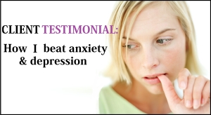 Overcome anxiety and depression